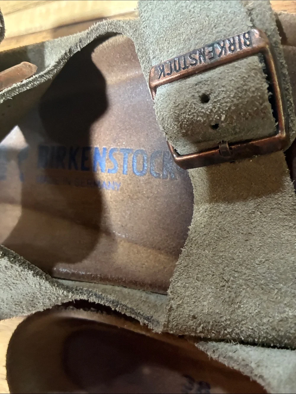 Birkenstock Slide Sandal Soles - sz 38